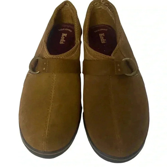 Keds Suede Springy Step Suede Faux Fur Loafers - Picture 2 of 10